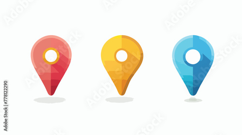 location icon isolated on white background. Vector il