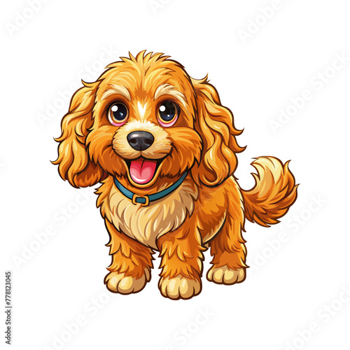 A Funny Cartoon Cavapoo
