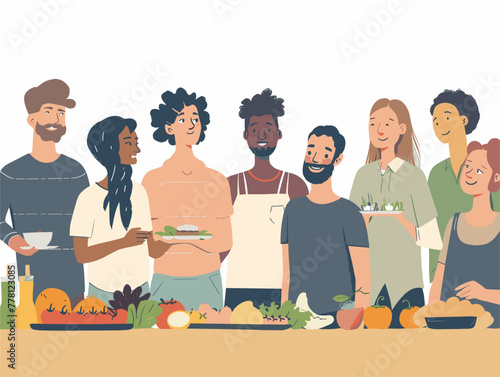 diverse community celebtrating success