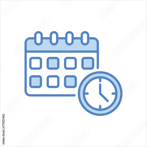 Content Calendar Icon editable stock vector icon photo