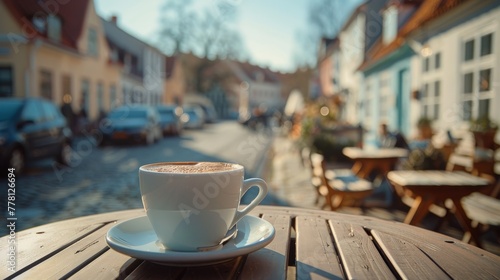 Cup of Coffee on Table