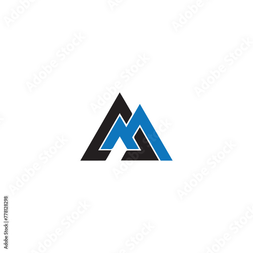 Free Download am logo design am vector logo am initial design - GFXLoad