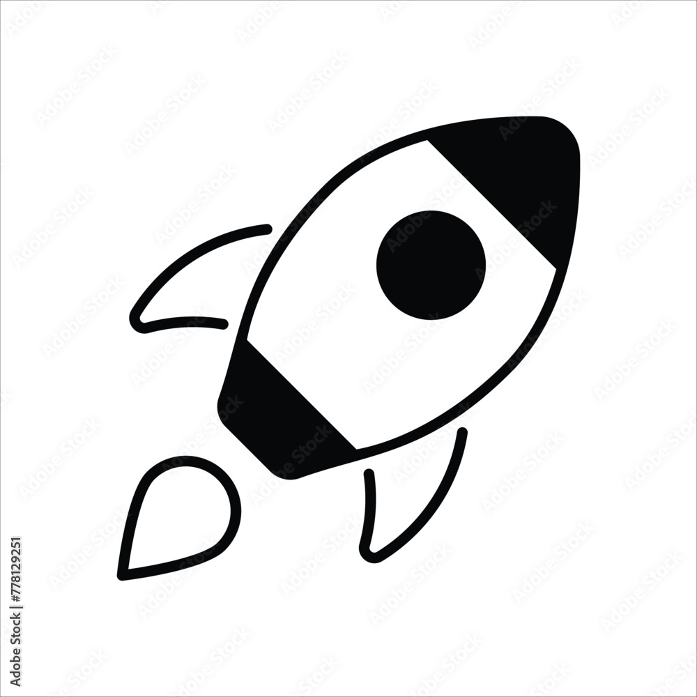 Launching Campaign Icon editable stock vector icon