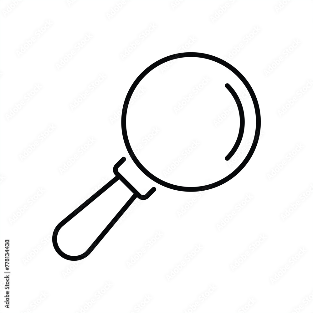 Research Icon editable stock vector icon Research Icon editable stock vector icon