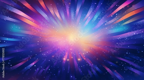 A fantasy hyper zoom backdrop with celestial patterns