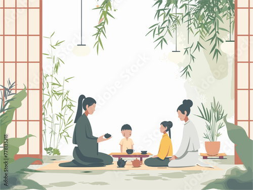 zen harmony in the garden