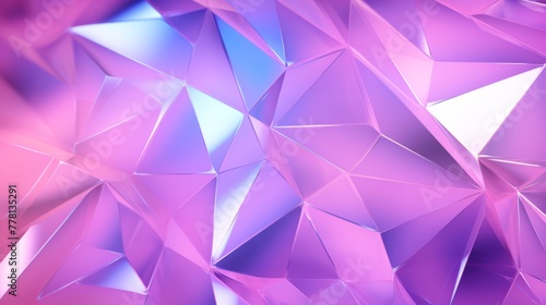 A holographic prism pink background with shifting colors © Cloudyew
