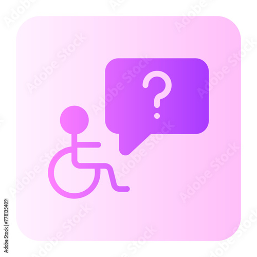 disabled gradient icon