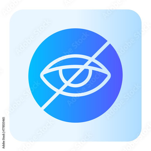 blind gradient icon