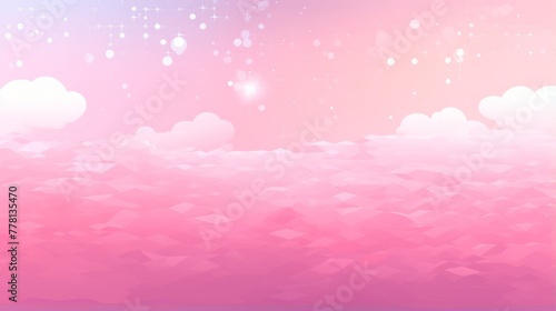 A pixelated pink background for a retro touch
