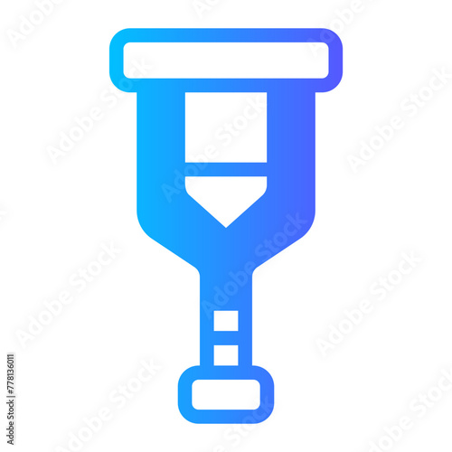 crutch gradient icon