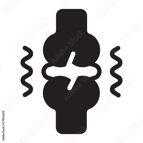 osteoporosis glyph icon