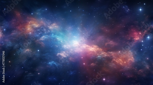 Celestial odyssey through a mesmerizing hyper space