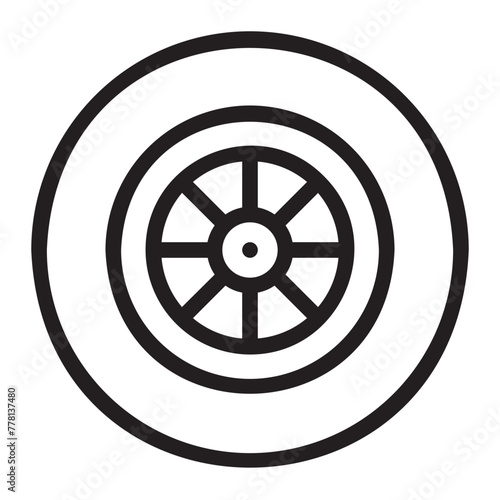 prosthetic line icon