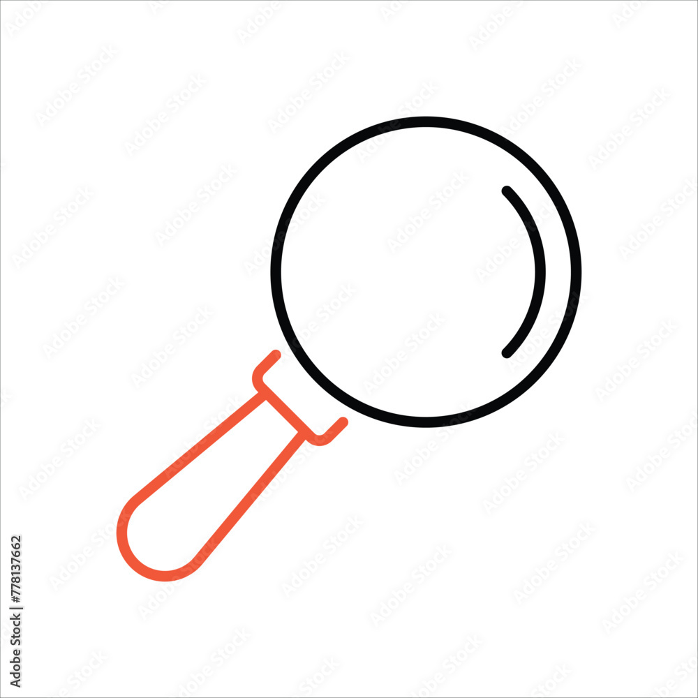 Research Icon editable stock vector icon Research Icon editable stock vector icon