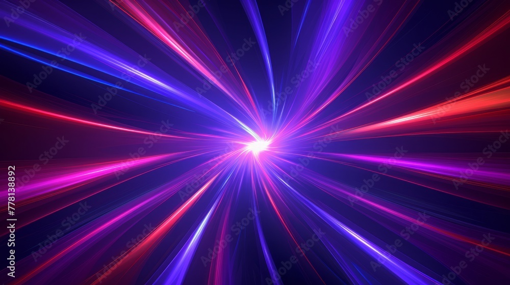 Hypnotic hyper space vortex with neon streaks Hypnotic hyper space vortex with neon streaks