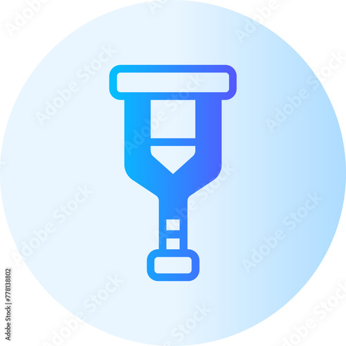 crutch gradient icon