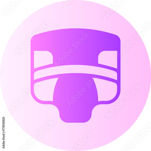 diaper gradient icon