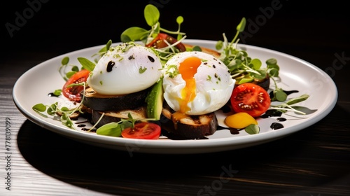 empty white envelope with easter eggs on natural wood