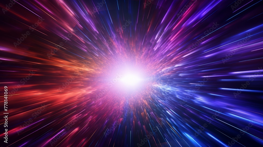 Vibrant hyper zoom tunnel with cosmic clouds Vibrant hyper zoom tunnel with cosmic clouds