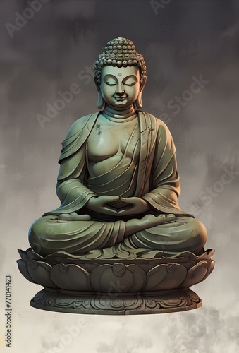 Buddha statue. Buddhism. Japanese culture.｜仏像、仏教、日本の文化 photo