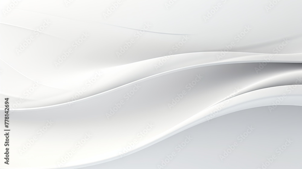 Obraz premium Minimalistic white abstract background with depth
