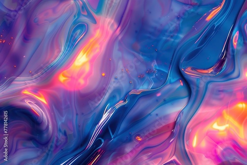Mesmerizing abstract liquid glass wallpapers for gadget screen on black background minimalists. Fluid elegance and vibrant hues. Unique artistry wallpaper. Shine brilliance of liquid glass effect