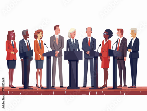political debate on live tv