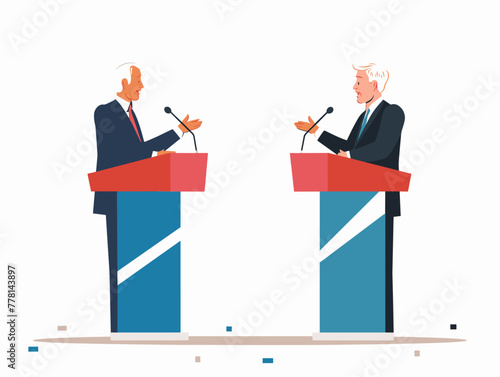 political discussion on news