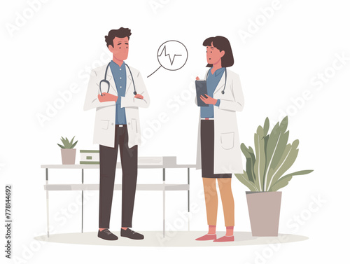 doctor explains diagnosis to patient with empathy