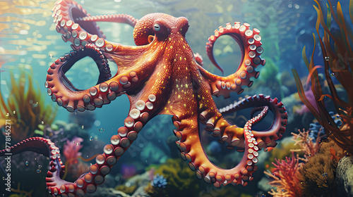 octopus in the sea © Ravem