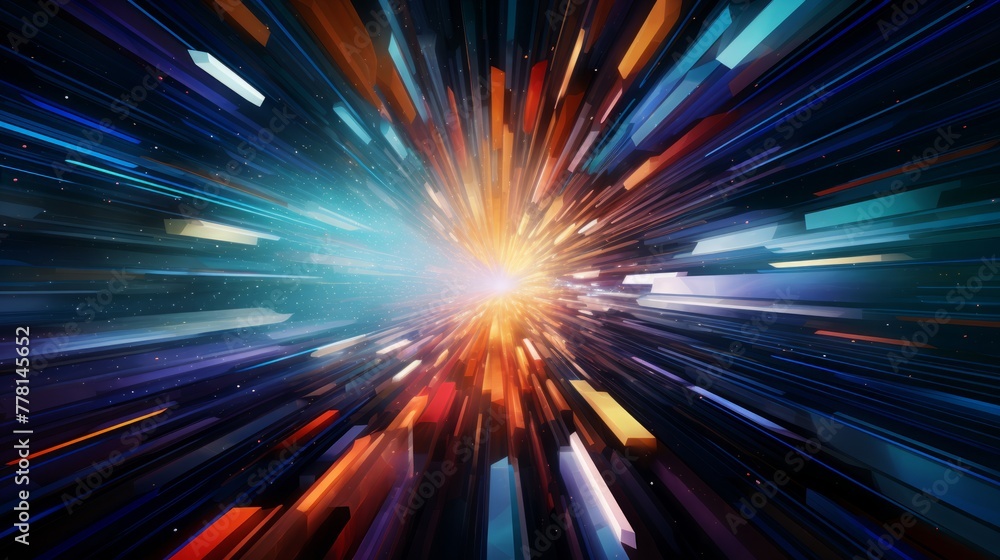 A digital art representation of a hyper zoomed exploration A digital art representation of a hyper zoomed exploration