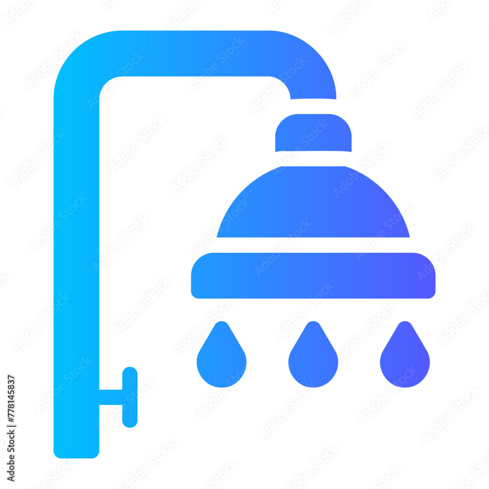 shower gradient icon shower gradient icon