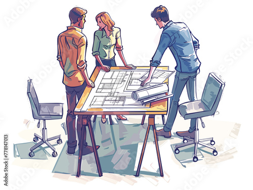 collaboration , architecture office