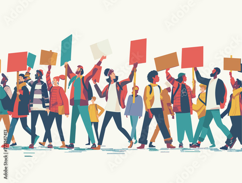 protestors advocating for positive change