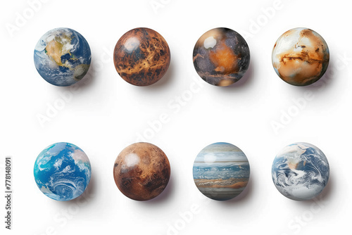 Various planets.