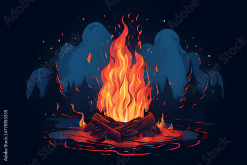 fire flames background