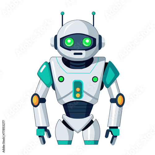 Robots and chatbots, AI bots characters, vector cartoon vector future mascots