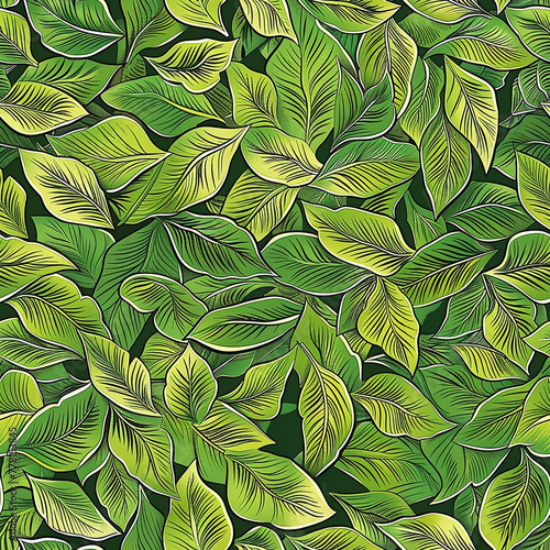 Dense Leafy Green Texture