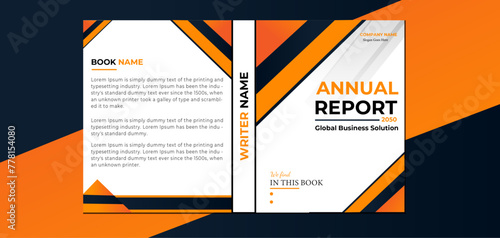 Creative Book Cover Design. Modern & Stylish Book Cover Template.