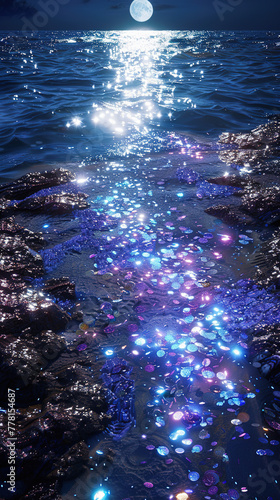 The Sea Under the Starry Sky
