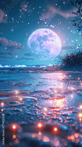 The Sea Under the Starry Sky