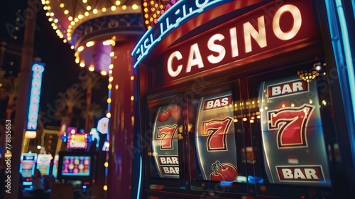 casino slot machines photo