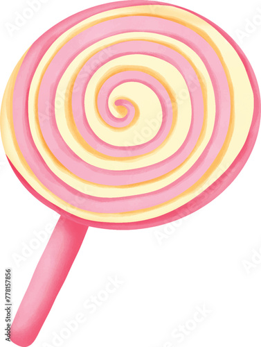 lollipop isolated on white background