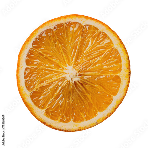 Halved orange on Transparent Background photo