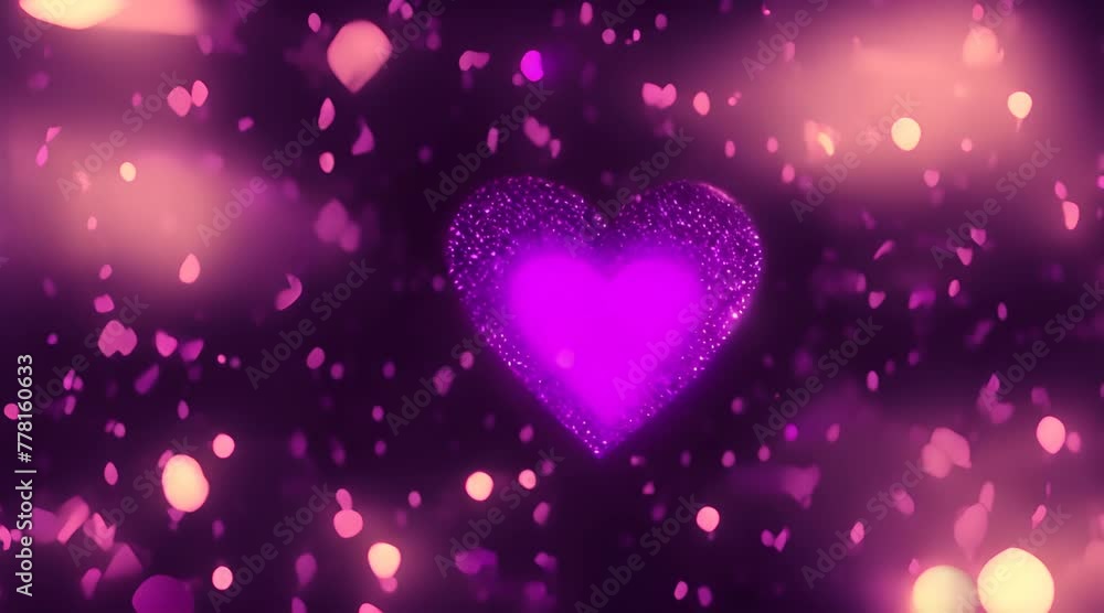 glowing heart shaped lights glowing heart shaped lights