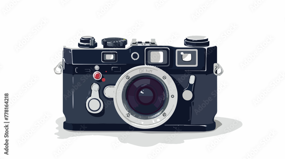 Camera Icon flat design style flat vector isolated on