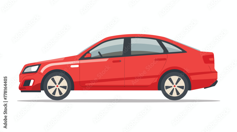 Car icon vector illustration. Flat design flat vector
