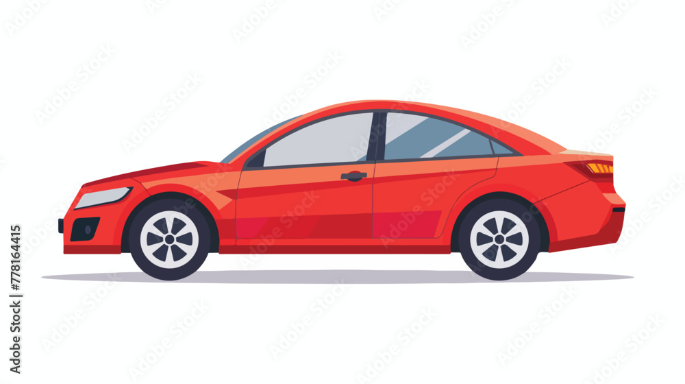 Car icon vector illustration. Flat design flat vector