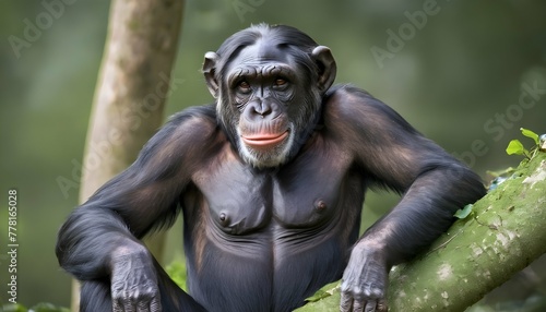A-Dominant-Alpha-Male-Chimpanzee-Keeping-A-Watchfu-Upscaled_41